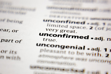 Word or phrase unconfirmed in a dictionary.