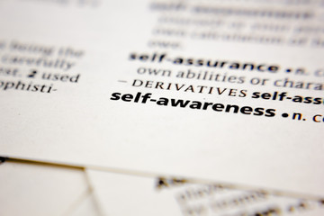 Word or phrase self-awarness in a dictionary.