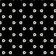 Seamless vector pattern in ornamental style. Geometric desing texture for gift.