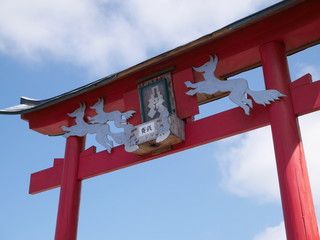 元乃隅神社の賽銭箱