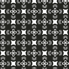 Seamless vector pattern in ornamental style. Geometric desing texture for gift.