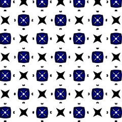 Seamless vector pattern in ornamental style. Geometric desing texture for gift.