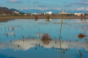 The devastating effect of a flood 