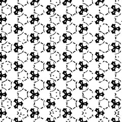 Seamless vector pattern in ornamental style. Geometric desing texture for gift.