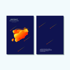 Dynamic Abstract Liquid Trendy Color Gradation Background