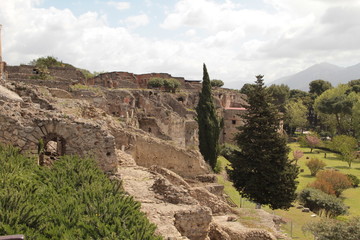 Fototapeta premium Pompeii Ruins, Naples, Italy