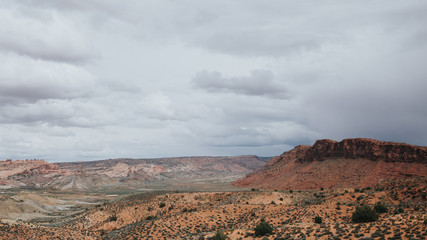 Spectaculaire panorama à Arches National Park, Utah