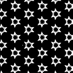 Seamless vector pattern in ornamental style. Geometric desing texture for gift.