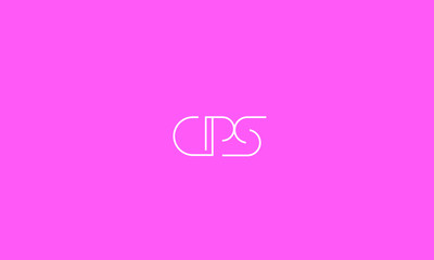 Alphabet letter monogram icon logos CPS