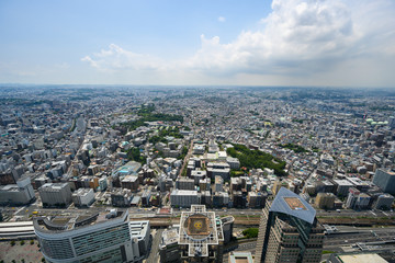 ランドマークタワー - スカイガーデンからの眺望：南西
