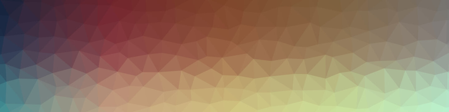 Abstract Trianglify gradient Generative Art background illustration