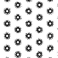 Seamless vector pattern in ornamental style. Geometric desing texture for gift.