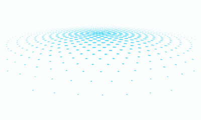 abstract background with waves and circles