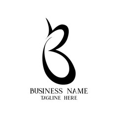 letter B logo vector, letter B business logo, letter B logo company