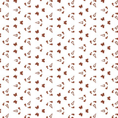 Seamless vector pattern in ornamental style. Geometric desing texture for gift.