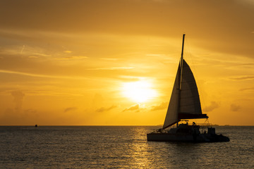 Fototapeta na wymiar yachts in Key West