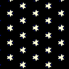 Seamless vector pattern in ornamental style. Geometric desing texture for gift.