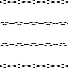 Seamless vector pattern in ornamental style. Geometric desing texture for gift.