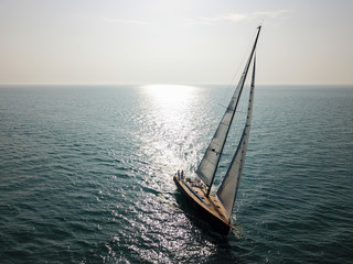 Fototapeta premium sailing yacht