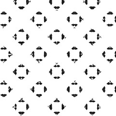 Seamless vector pattern in ornamental style. Geometric desing texture for gift.