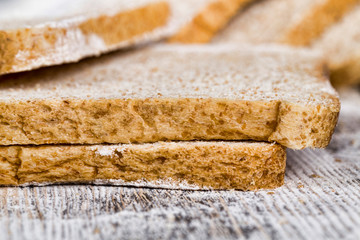 sliced fresh bread