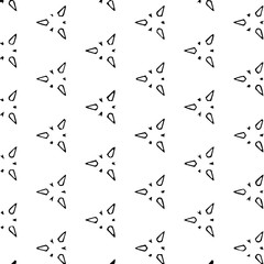 Seamless vector pattern in ornamental style. Geometric desing texture for gift.