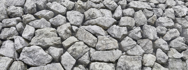 Large scree field in the Alps