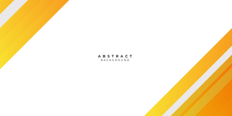 White Orange Silver Box Rectangle Abstract Background Vector Presentation Design