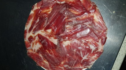 Plato de jamon serrano