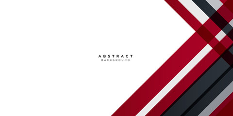 Black Red Silver White Box Rectangle Abstract Background Vector Presentation Design