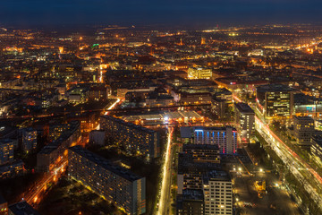 Fototapeta na wymiar View of the city of Wroclaw