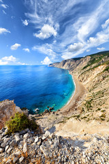 Fototapeta premium Platia Amos beach on Kefalonia island - Greece