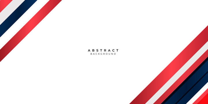 White Red Silver Gradient Blue Box Rectangle Abstract Background Vector Presentation Design