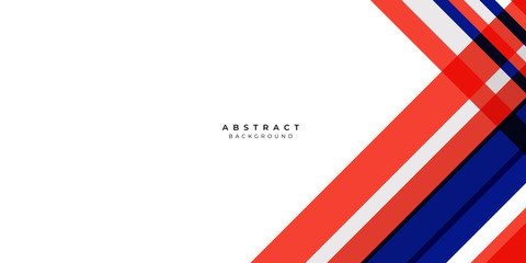 White Red Silver Blue Box Rectangle Abstract Background Vector Presentation Design