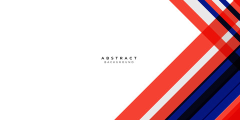 White Red Silver Blue Box Rectangle Abstract Background Vector Presentation Design