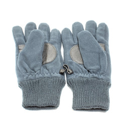warm blue gloves. gloves for sports. Isolated