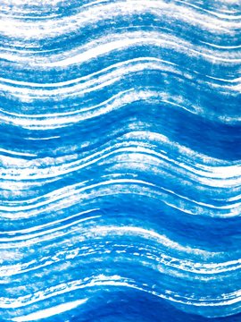 Watercolor blue background.art by painted image.