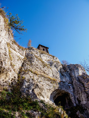 The Settlement on Mount Birow in Podzamcze, Trail of the Eagles' Nests, Krakow-Czestochowa Upland or Polish Jurassic Highland, Silesian Voivodeship, Poland