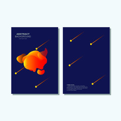 Dynamic Abstract Liquid Trendy Color Gradation Background