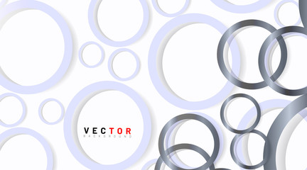 abstract vector background. Overlapping color gradient ring design. New texture for your design.