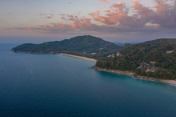 Obraz premium amazing Thailand beautiful seascape and mountain island high season Khao Hua Bon Viewpoint 
