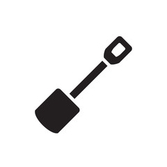 shovel - gardening icon vector design template