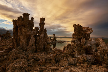 Salt Formations in Mono Lake California	