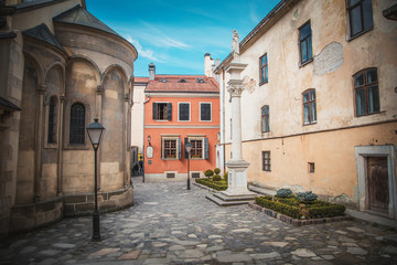 Fototapeta premium old city of lions architecture