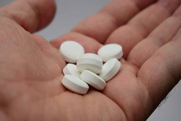 Pills on hand