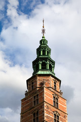 Fototapeta na wymiar Rosenborg castle tower, Copenhagen, Denmark