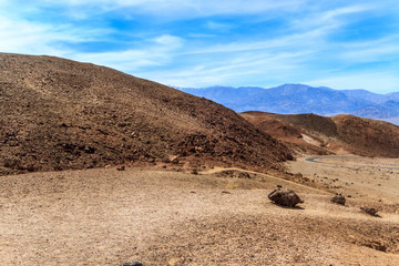 View from Artist's Drive in Death Valley, California