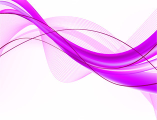 Abstract decor wave vector background illustration art design	