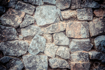 granite stone wall, masonry texture