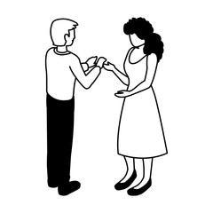 silhouette of people business standing on white background